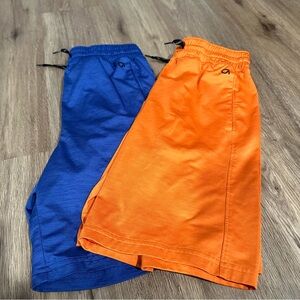{preloved} Bundle of Boy’s GAP Fit Works Kids Shorts - Blue and Orange